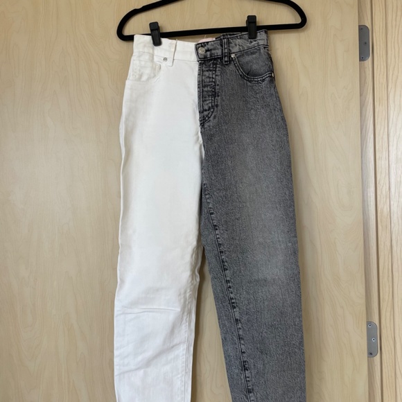 REVICE Demin Black and White Jeans - Picture 2 of 2